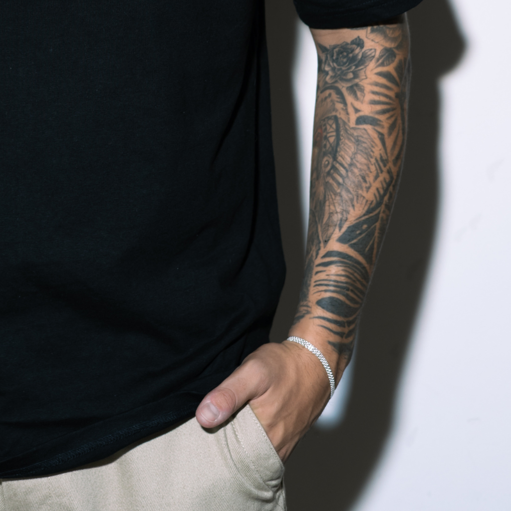 Conjunto em prata 925 - Esteira 4mm