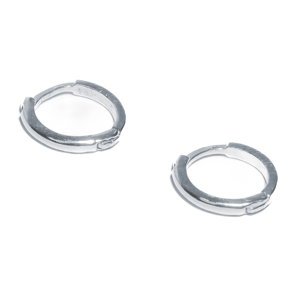 Brinco em Prata 925 - Argola Lisa Click