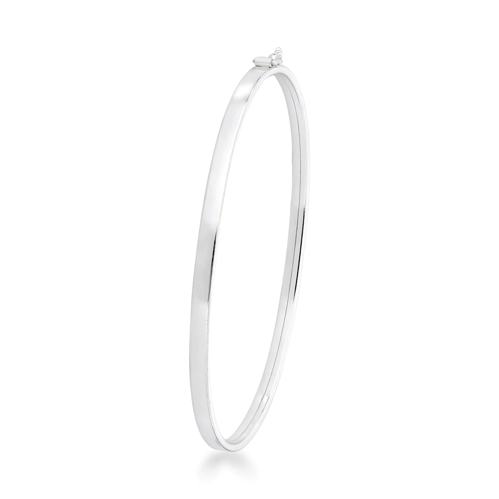 Bracelete Feminino em Prata - Fio Quadrado