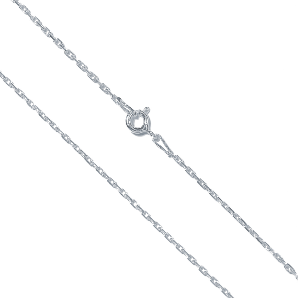 Corrente em Prata 925 - Cadeado 1,4mm