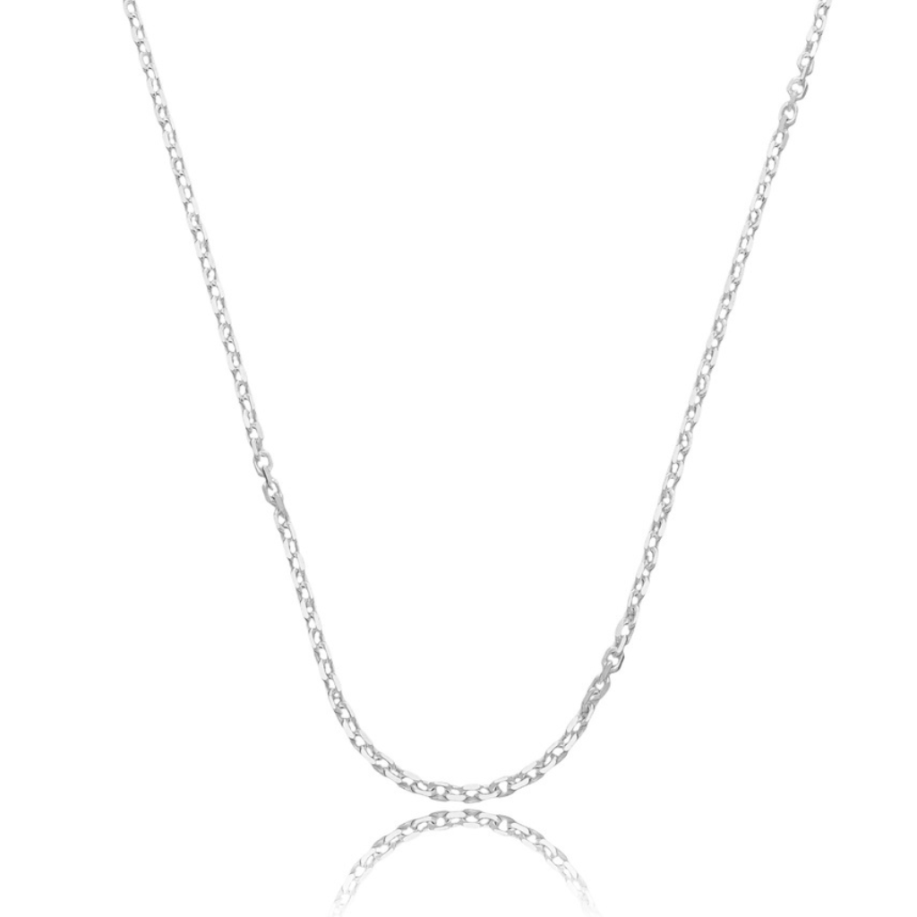 Corrente em Prata 925 - Cadeado 2,7mm