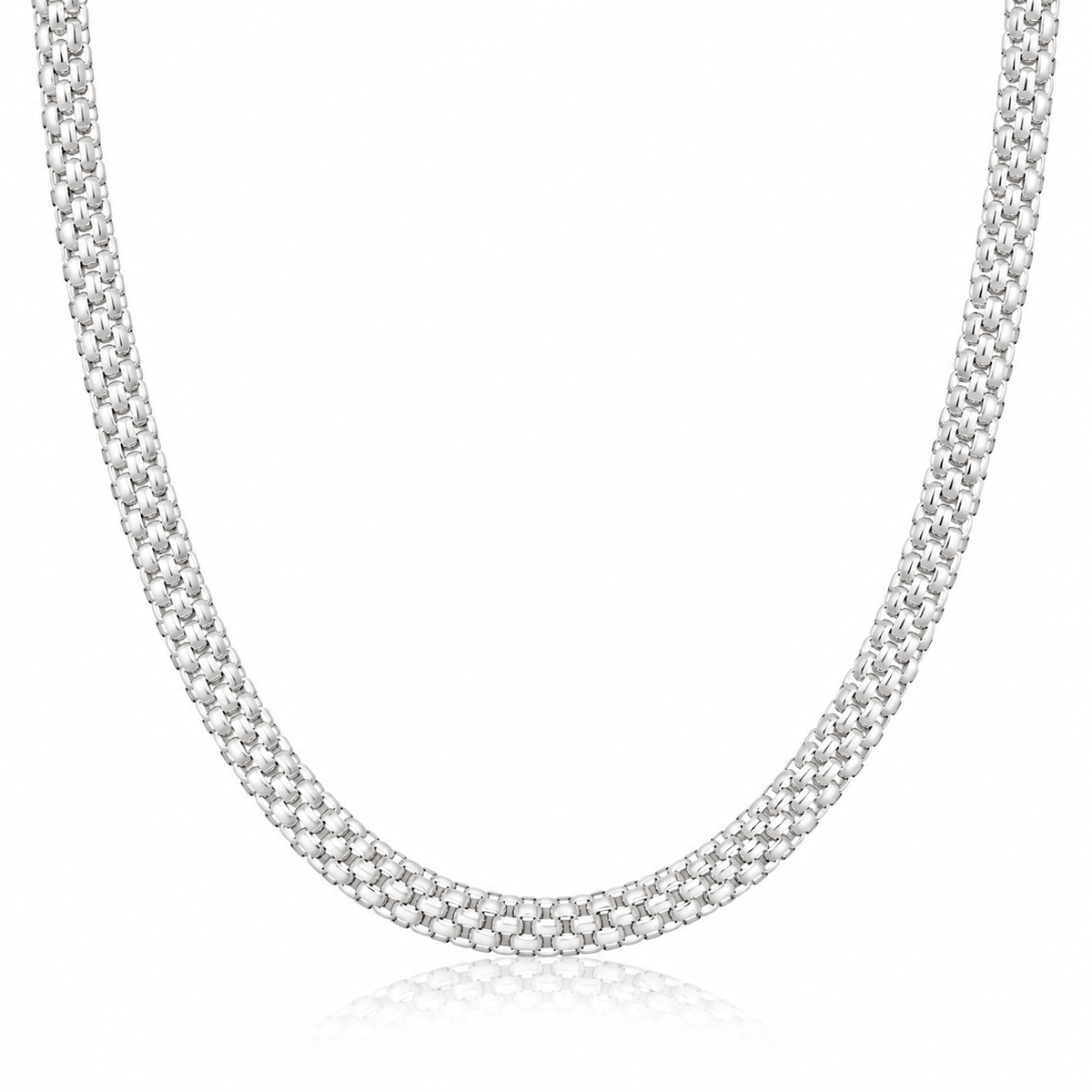 Corrente em Prata 925 - Esteira 4mm