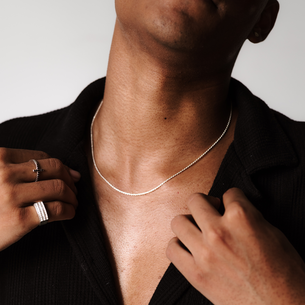 Corrente em Prata 925 - Cordão Baiano 1,5mm