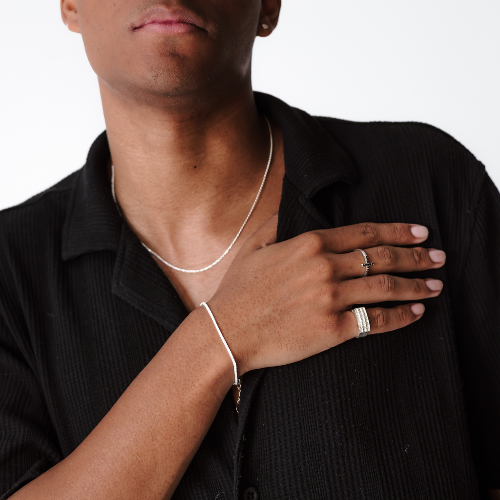 Pulseira em Prata 925 - Riviera 2mm