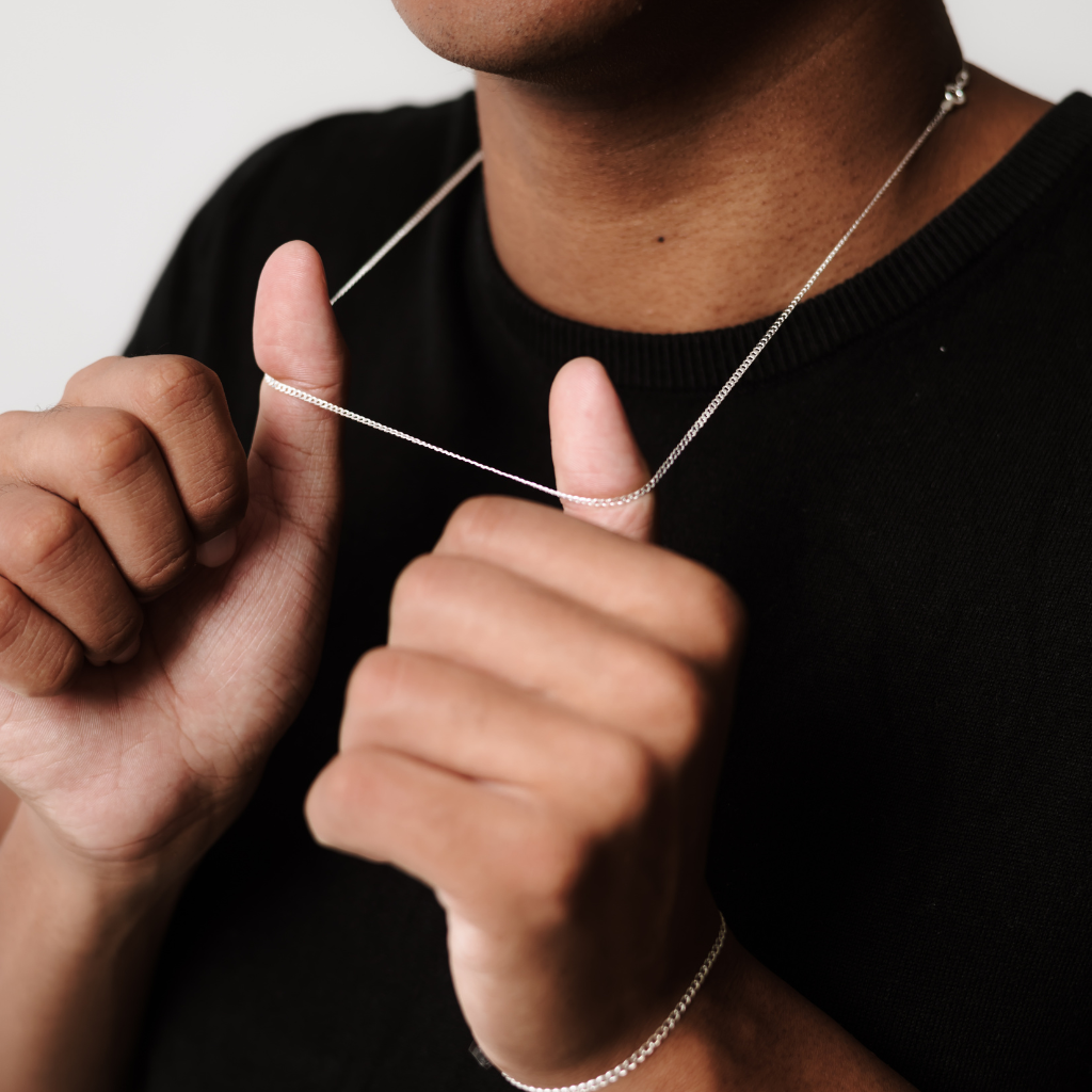 Corrente em Prata 925 - Grumet 2mm