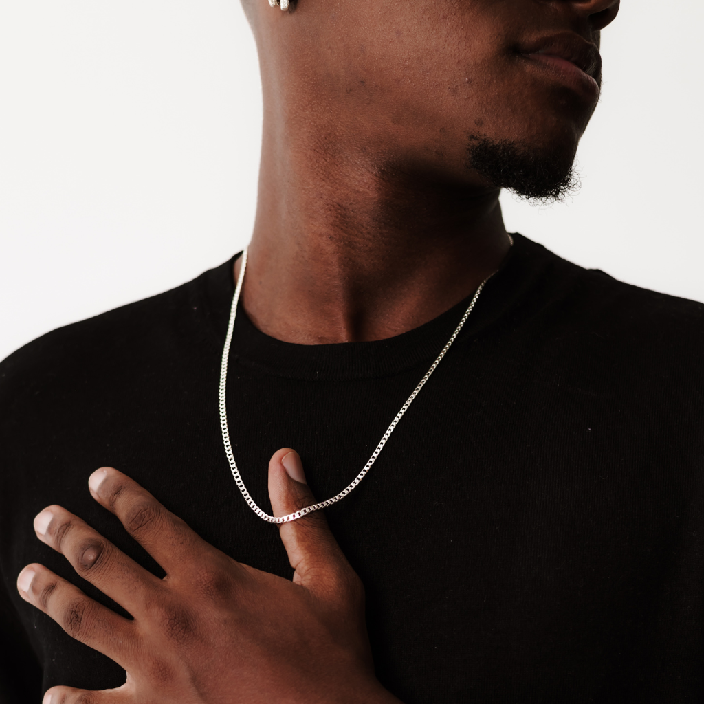 Corrente em Prata 925 - Grumet 3mm