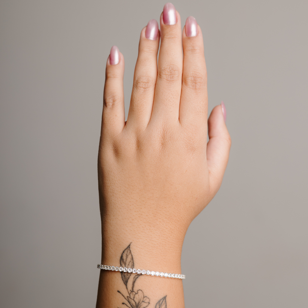 Pulseira Feminina em Prata - Riviera 3,5mm