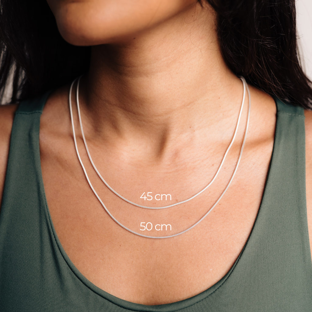 Corrente Feminina em Prata - Rabo de Rato