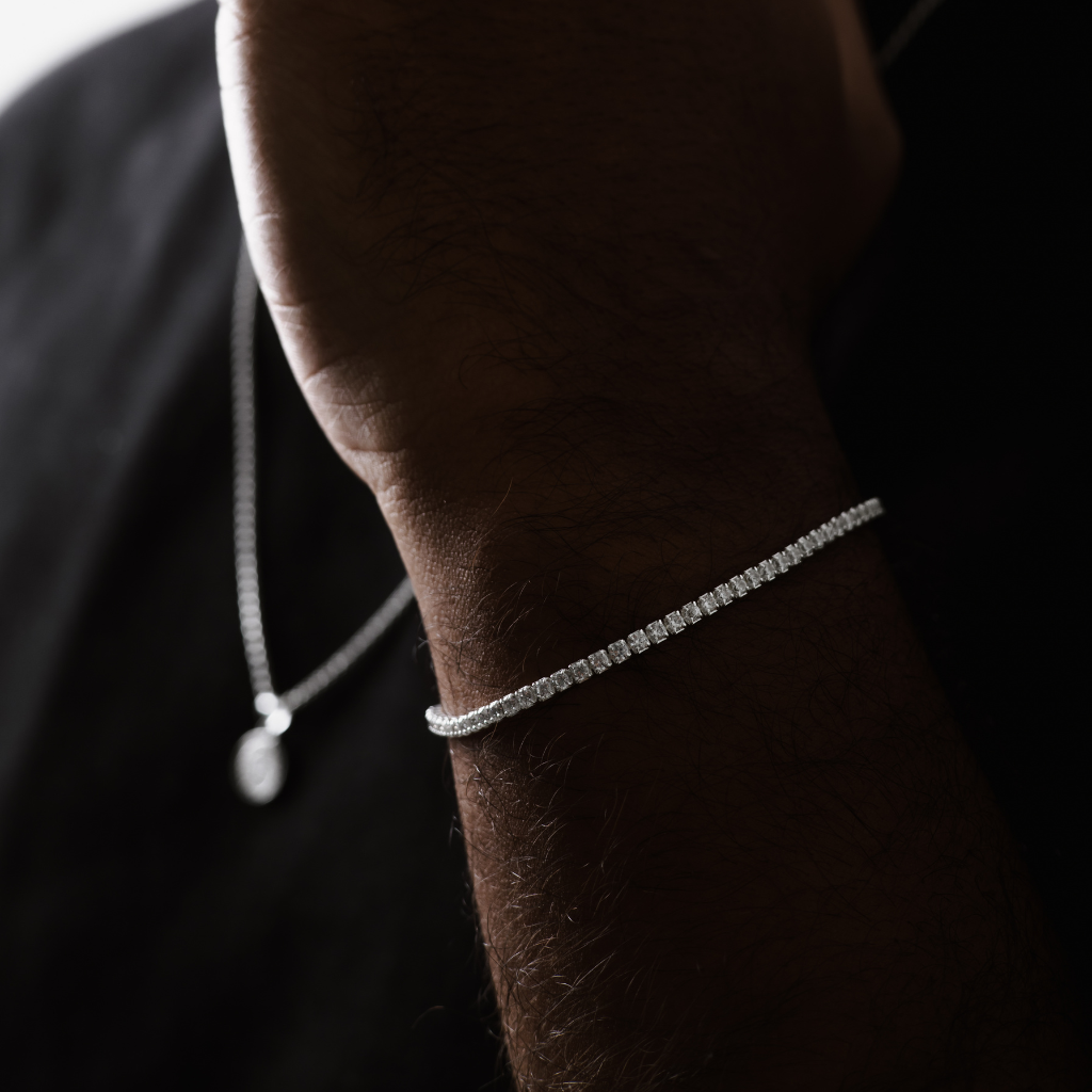 Pulseira em Prata 925 - Riviera 2mm