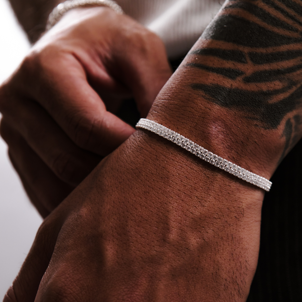 Pulseira em Prata 925 - Riviera Dupla