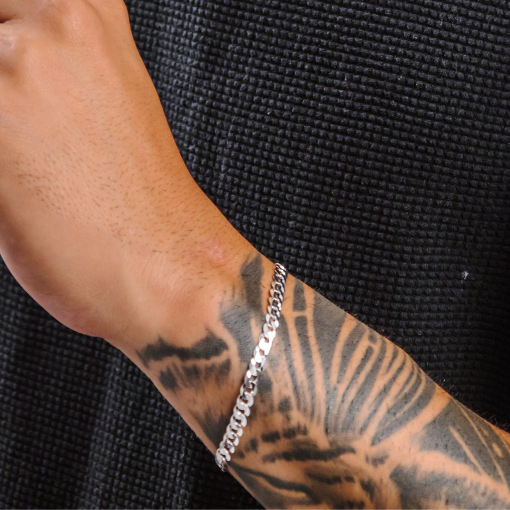 Pulseira em Prata 925 - Grumet 5mm