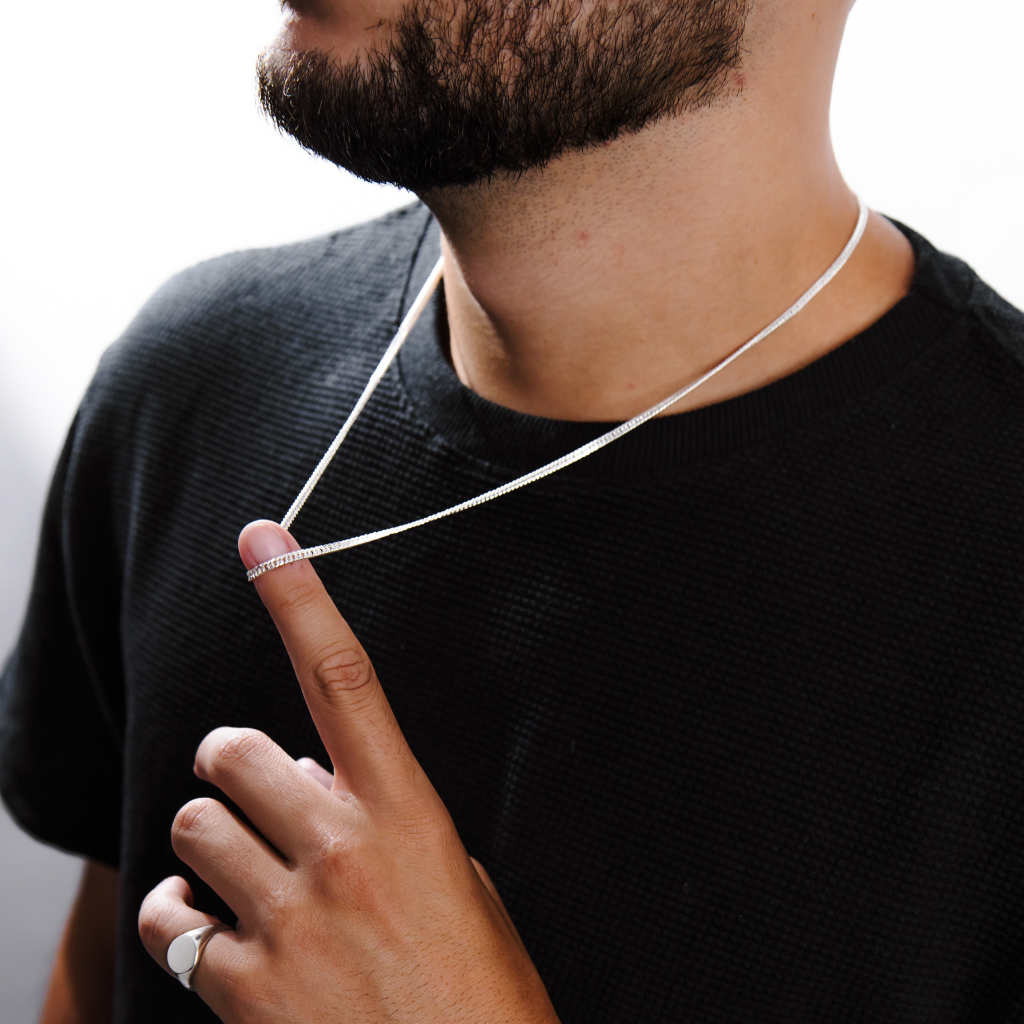 Corrente em Prata 925 - Grumet Duplo 3mm