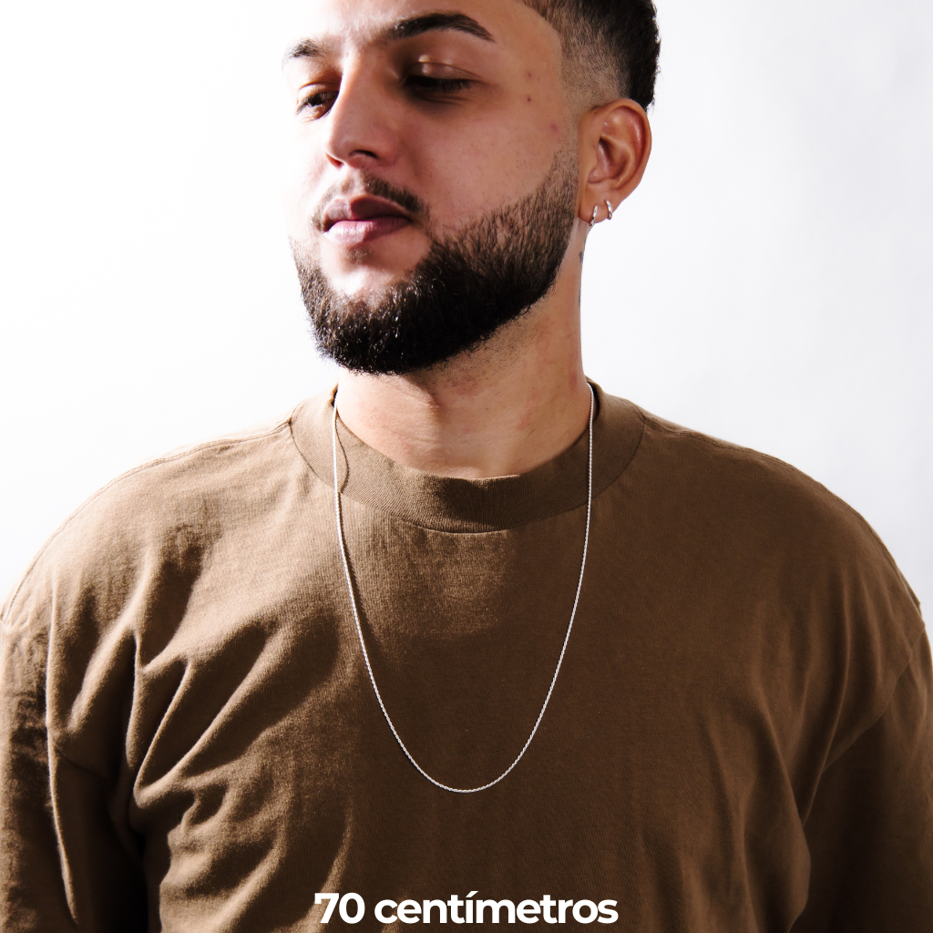 Corrente em Prata 925 - Cordão Baiano 1,5mm