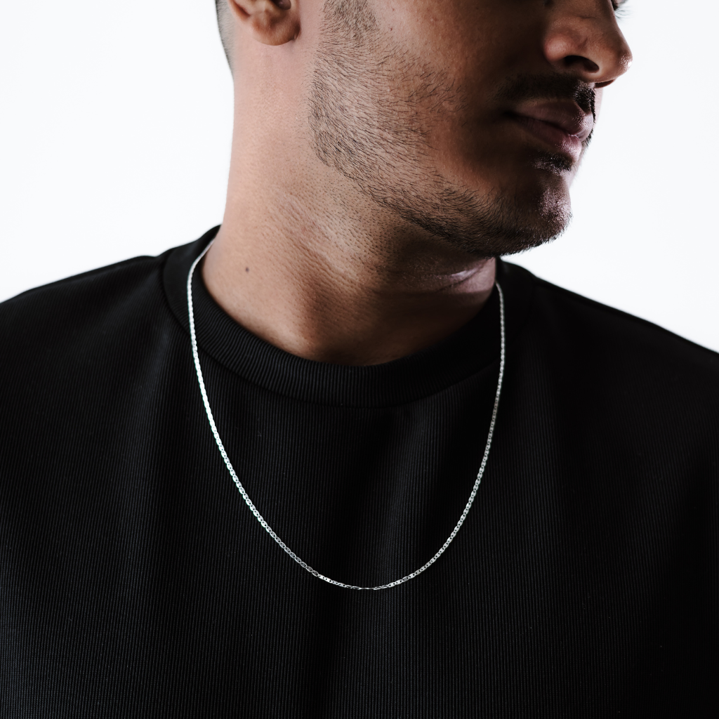 Corrente em Prata 925 - Piastrine 2mm