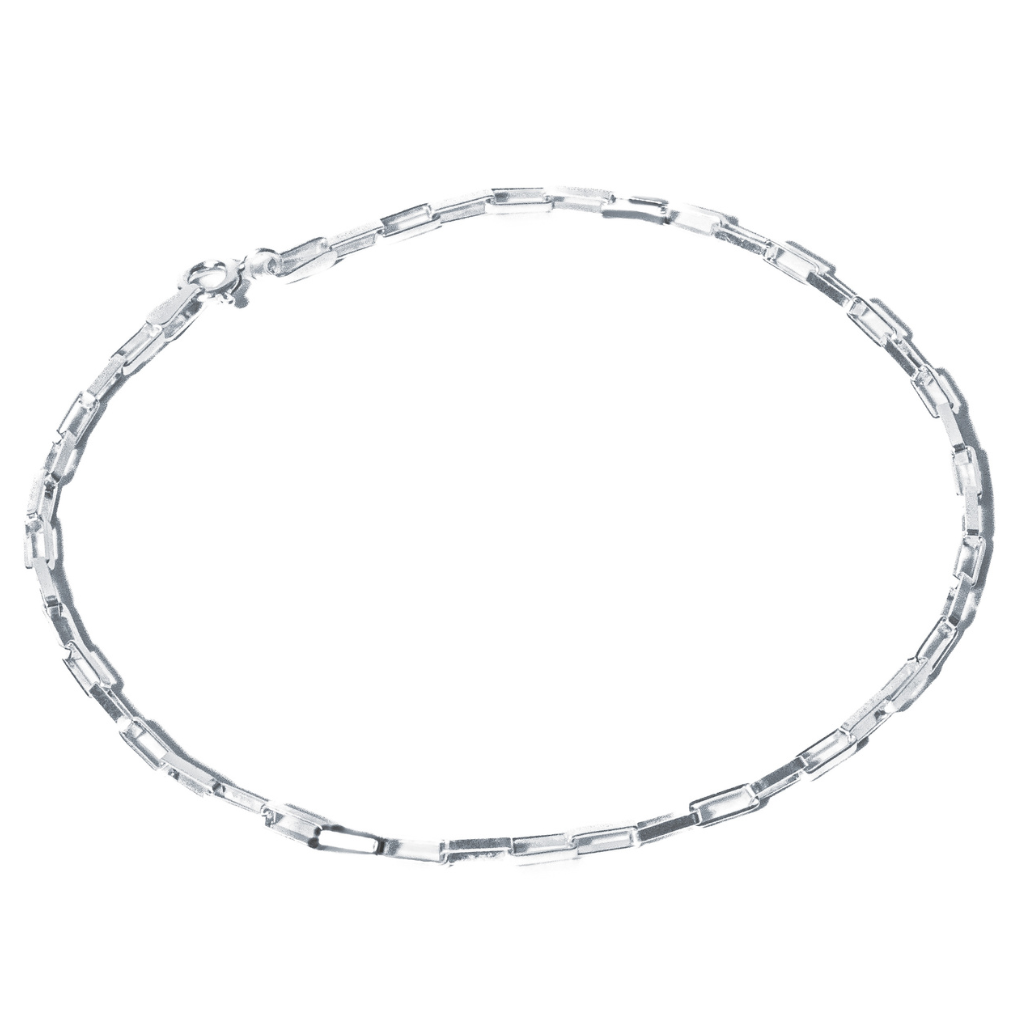 Pulseira em Prata 925 - Elo Tijolinho