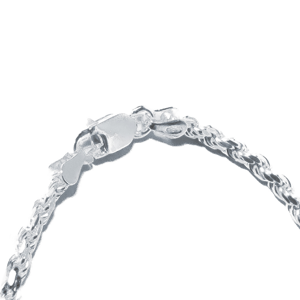 Pulseira em Prata 925 - Cordão Baiano 3mm