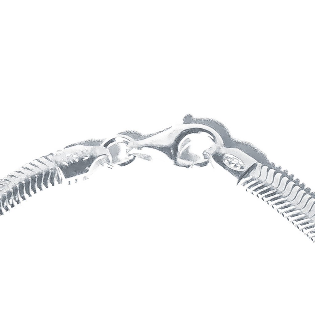 Pulseira em Prata 925 - Cobra 4,3mm