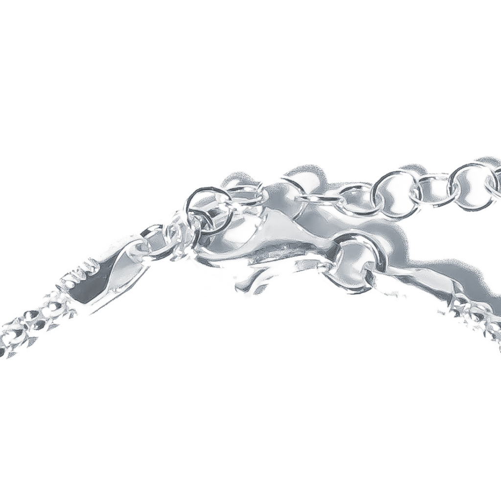 Pulseira Feminina Prata 925 - Pipoca 2mm