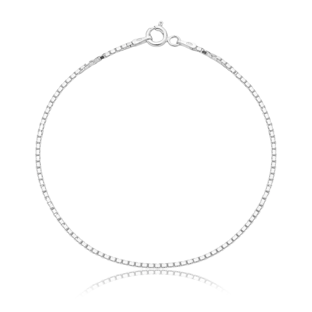 Pulseira Feminina em Prata 925 - Veneziana 1,2mm