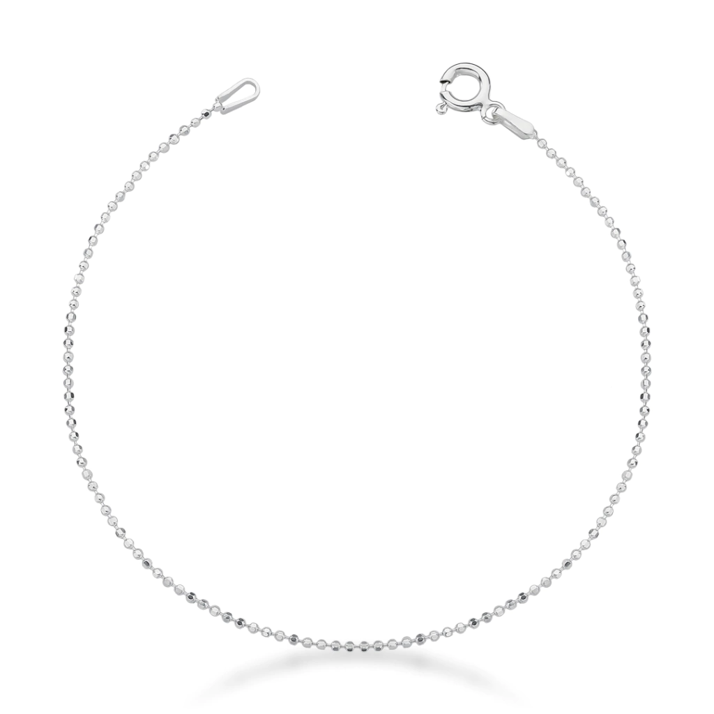 Pulseira em Prata 925 - Esferas Diamantada