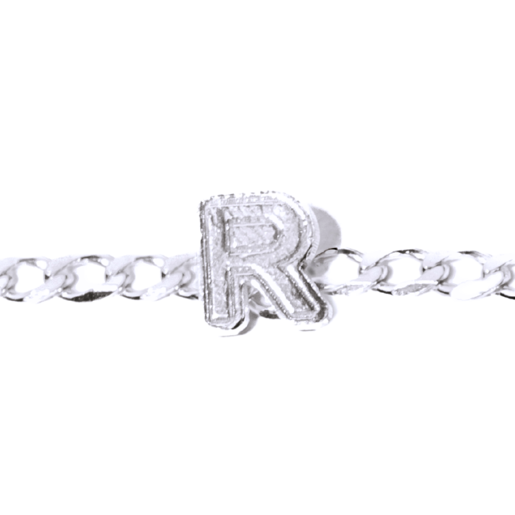 Pulseira em Prata 925 - Letra Única