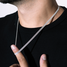 Corrente em Prata 925 - Esteira 4mm