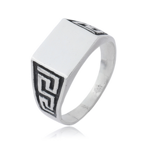 Anel em Prata 925 - Tribal Envelhecido