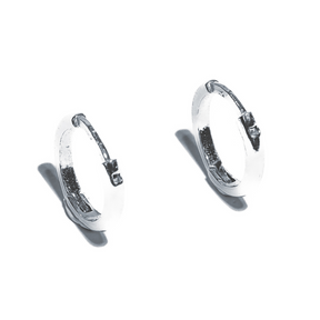 Kit de Brincos em Prata 925 - Argola Lisa Click