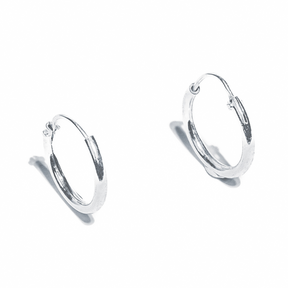 Brinco em Prata 925 - Argola Lisa Pino