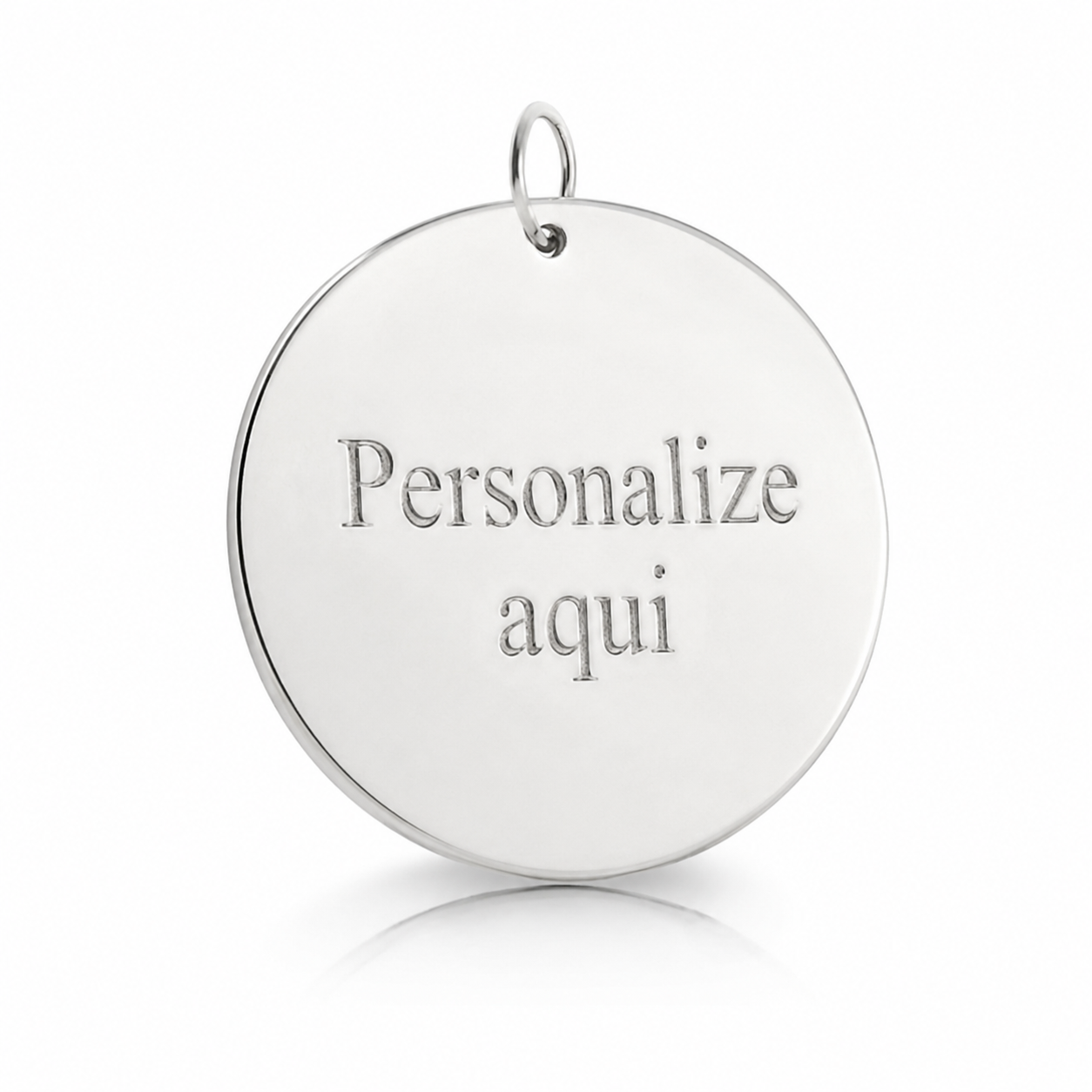 Pingente Personalizado em Prata 925 - Medalha