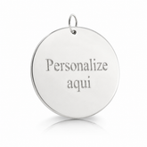 Pingente Personalizado em Prata 925 - Medalha