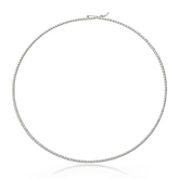 Choker Feminino em Prata - Aro Torcido
