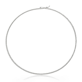 Choker Feminino em Prata - Aro Torcido
