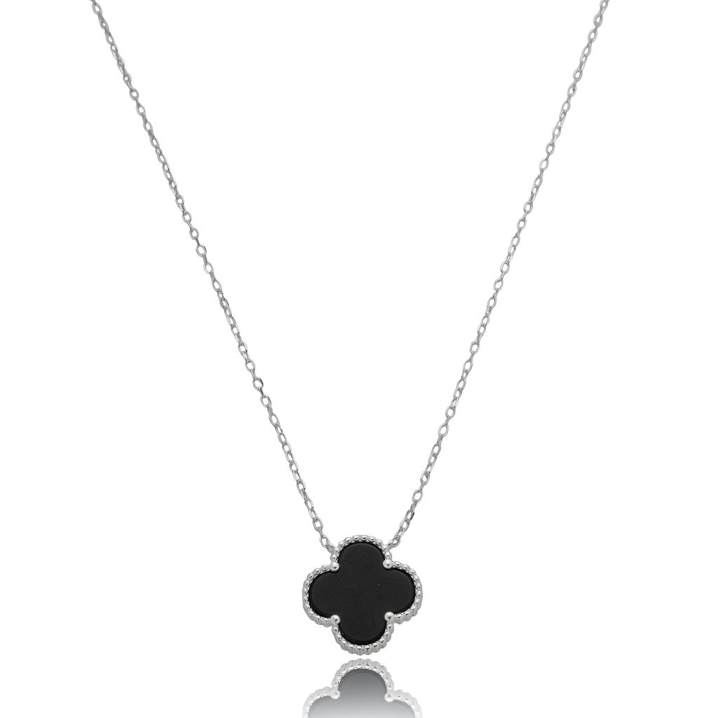 Colar Feminino em Prata - Trevo Único