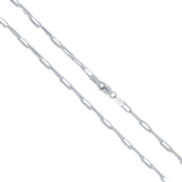 Corrente em Prata 925 - Elo Longo 3mm