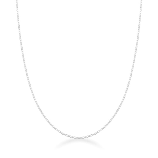 Corrente em Prata 925 - Cadeado 1mm