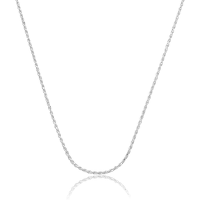 Corrente Feminina em Prata - Cordão Baiano 1,5mm