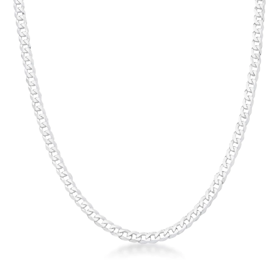 Corrente em Prata 925 - Grumet 4mm