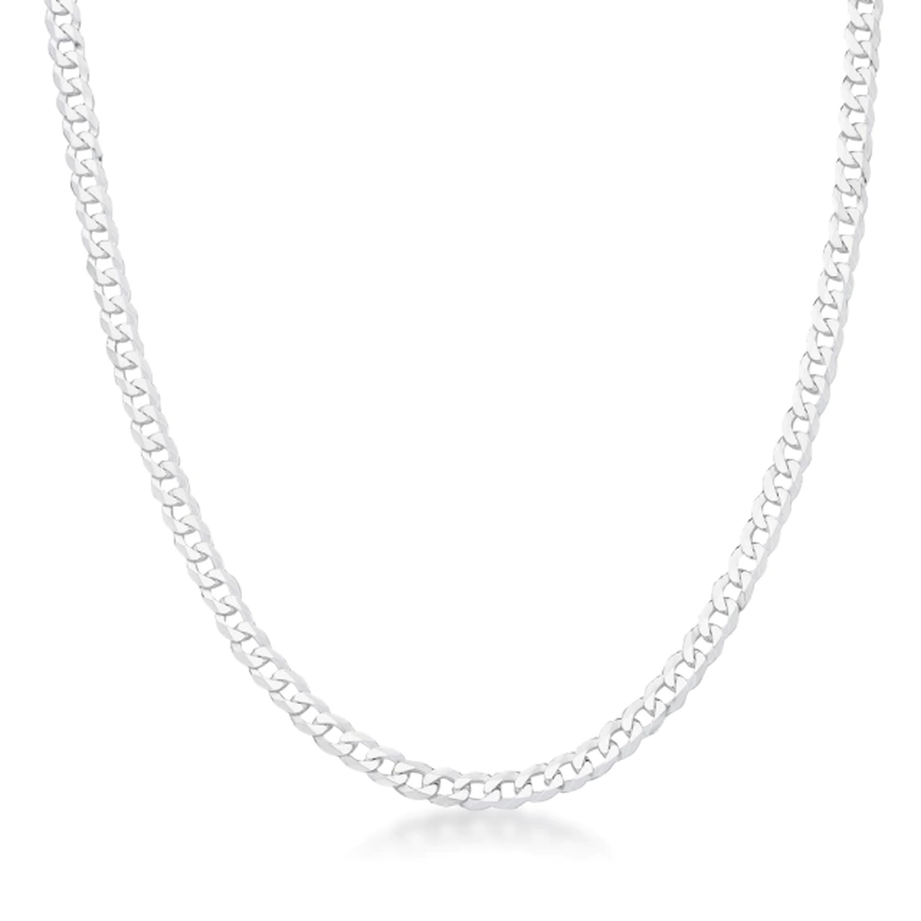 Conjunto corrente e pulseira em prata 925 - Grumet 4mm