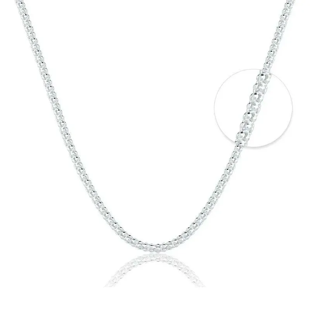 Corrente em Prata 925 - Pipoca 3mm