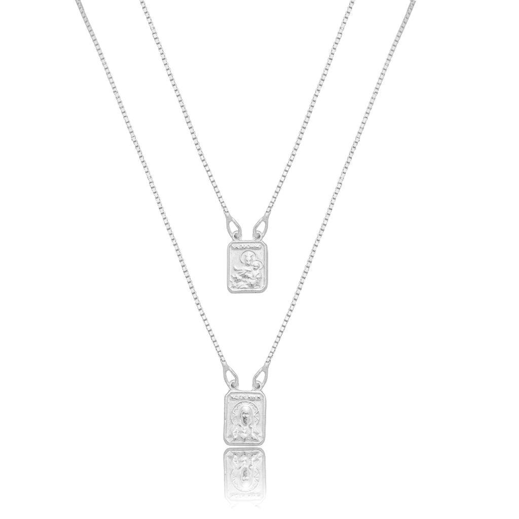 Escapulário em Prata 925 - Tradicional