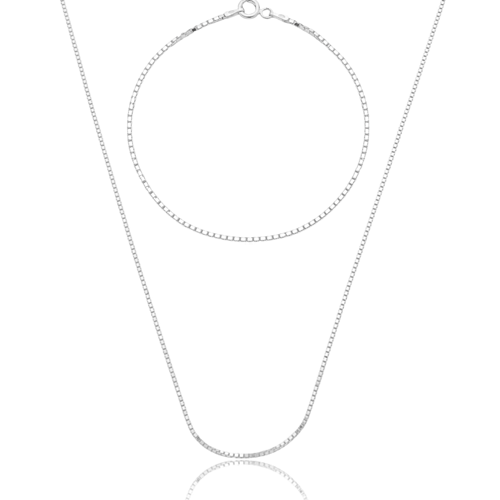 Conjunto em prata 925 - Veneziana