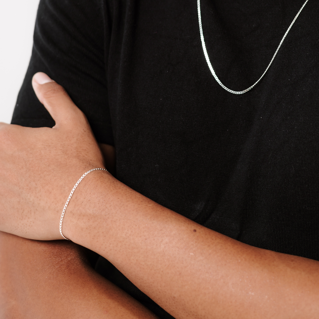 Pulseira em Prata 925 - Grumet 2mm