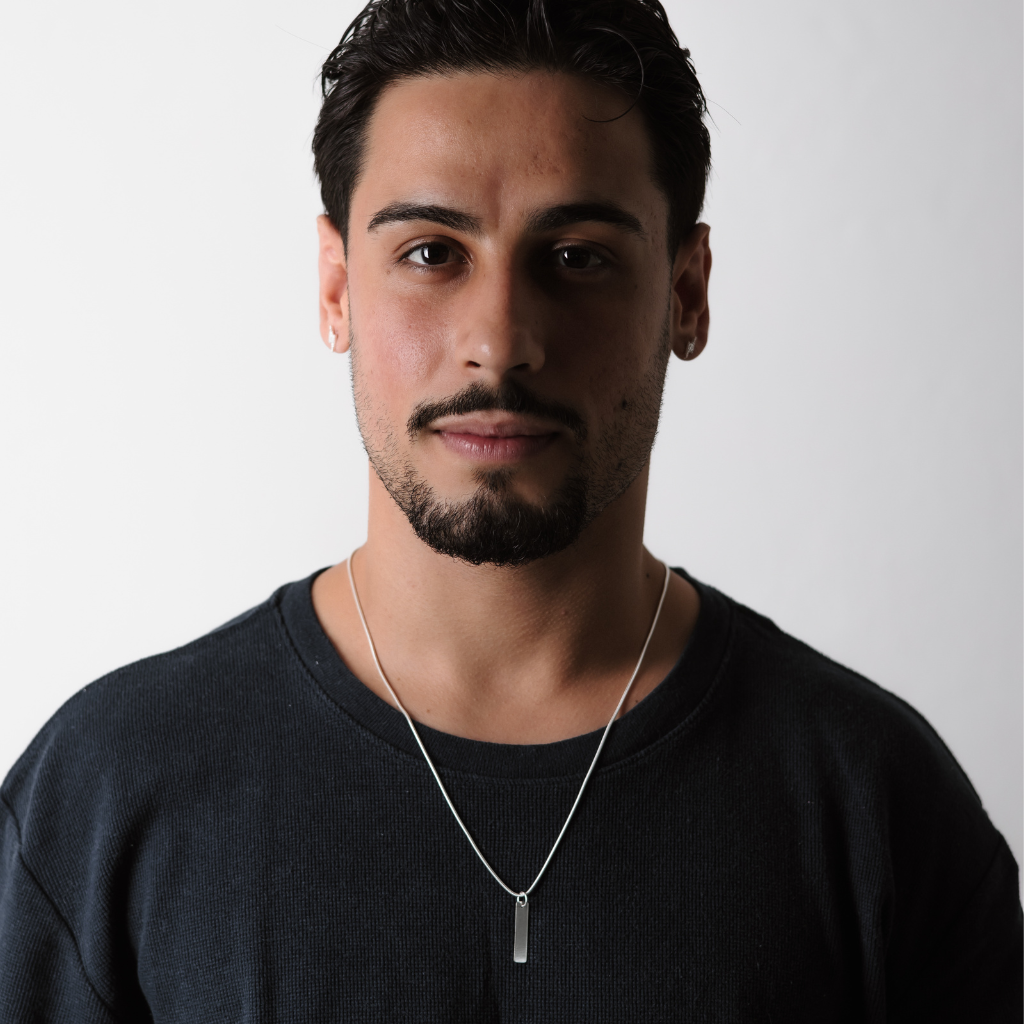 Pingente em Prata 925 - Placa Lisa