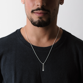 Pingente em Prata 925 - Placa Lisa