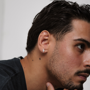 Brinco em Prata 925 - Raio Cravejado