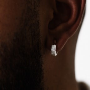 Brinco em Prata 925 - Argola Fileira Tripla