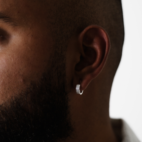 Brinco em Prata 925 - Argola Fileira Tripla