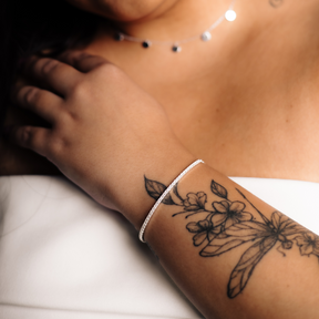 Pulseira Feminina em Prata - Riviera 2mm