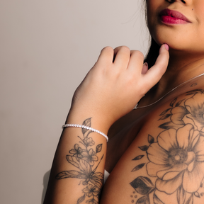 Pulseira Feminina em Prata - Riviera 3,5mm
